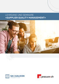 Broschüre Supplier Quality Management - SAQ-QUALICON AG