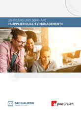 Broschüre Supplier Quality Management - SAQ-QUALICON AG